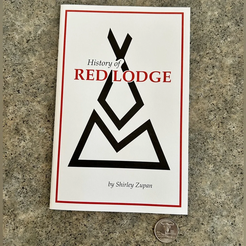 📕Vintage History of Red Lodge, [Zupan], Western Decor Book, EUC
